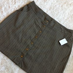 Charlotte Russe Button Down Skirt